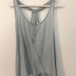 Adorable jeans top!